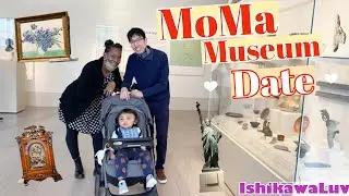 MoMa (The museum of modern art) NYC Blasian family date[日本語字幕]#AMBW#国際結婚#国際カップル