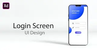 Adobe XD Tutorial | Login Page | Basic Course of UI Design