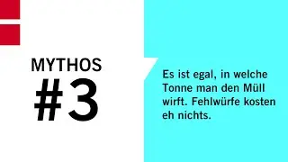 M&uuml;llmythos #3 Fehlw&uuml;rfe