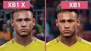 [4K] PES 2018 &ndash; Xbox One vs. Xbox One X Graphics Comparison