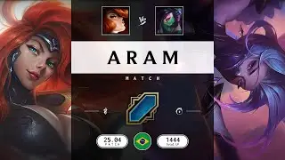 ARAM Match: Super Miss Fortune vs Super Akali - BR server Patch 25.04