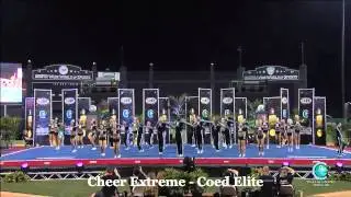 Cheer Extreme Coed Elite Finals Worlds 2015