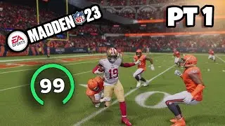 DEEBO SAMUEL IS THE #1 RATED RECEIVER IN MADDEN 23! - 49ERS VS BEARS - 49ERS FRANCHISE PART 1