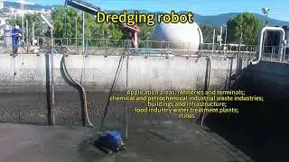Sewage treatment robot Urban underground culvert silt removal robot Anaerobic tank dredging robot