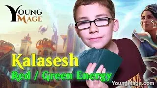 MTG Young Mage Red Green Energy