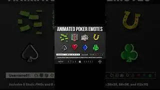 16 Animated Poker Emotes Now Available in the Store! | Poker Icons Pack #Shorts