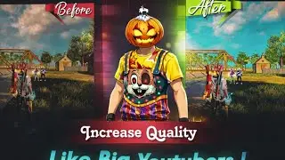 4K HDR Quality Editing Tutorial In Capcut|| How To Increase Free Fire VideoQuality 