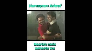 Actor Humayun Ashraf Baarish me 😂 #shorts #reels #viral #youtubeshorts