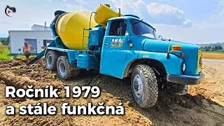 TATRA 148 domiešavač | JSK | Betónovanie základov