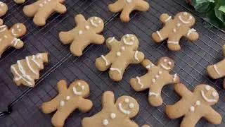 How to Make Gingerbread Man Cookies #gingerbread #easyrecipes