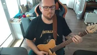 Billy Idol - Rebel Yell (playthough) - MM Axis Supersport w Piezo