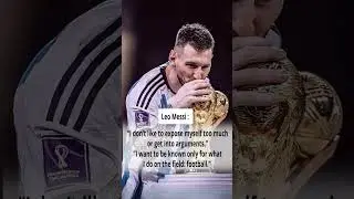 Messi: &ldquo;Let My Football Talk&rdquo; 🐐🔥| Why Messi Avoids Media 🐐 | Messi Speaks, Football Answers ⚽ #messi