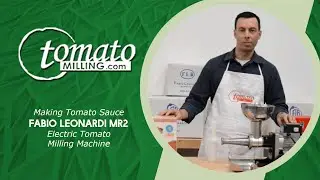 How To Make Tomato Sauce With Fabio Leonardi MR2 Electric Tomato Milling Machine