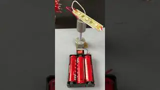 DIY Dc Motor & LED Project | DC Motor Hacks With Led Lights #shorts #dcmotor #trending