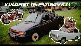 Sraz patinovek a bastlů - JAWA 350/360, 250/559, 175/450, Trabant 601