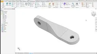 TWISTED BRACKET Autodesk Inventor