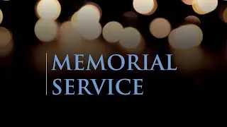 Memorial Service | Shirley Peck