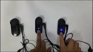 FreedConn T-COMVB Motorcycle Helmet Bluetooth Intercom(3 people connected, 2 people toggle intercom)