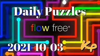 Flow Free - Daily Puzzles - 2021-10-03 - October 3rd 2021