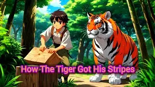 How Tiger Got His Stripes (Comics Stories for Kids,bedtime time story,,