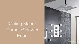 black shower head vs chrome shower head