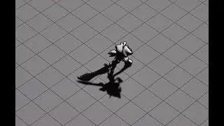 Solo Game Dev Prototype. Souls Like Isometric View