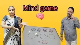 Only a bright mind can do it |match the number | mind game with husband #puzzle #games