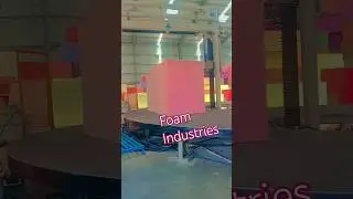 Foam Cutting Plant ✅#pufoam #cuttingmachine #trendingshorts #trendingsong #shorts