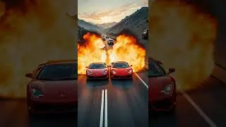 Explosive Supercar Chase | Cinematic Action Music with Electric Guitar & FX #cute #kidsstory