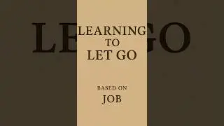Learning to let go (Job) #shortvideo #shorts #christianjournal #christianquotes #trustgod