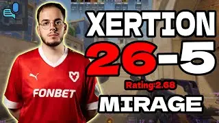 xertioN (26-5) | Rating 2.68 | w/julih +VOICE | FACEIT EU (mirage) | Jan 11, 2025