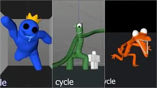 Rainbow Friends Original Animations + Jumpscares [ROBLOX]