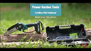 36V Cordless Chainsaw Machine 8-inch blade  | Wood Working | Wood Cutting Tools | Gardening Tools