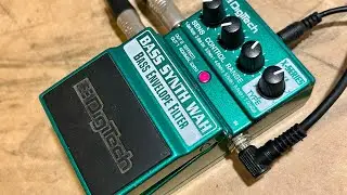 Digitech Bass Synth Wah Guitar pedal 