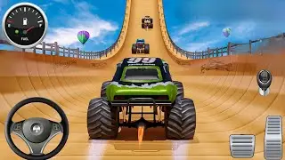Mega Ramp Challenge! 🤯 Super Crazy GT Monster Truck RacingStunts |Android Gameplay