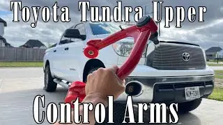Как заменить верхние рычаги подвески на Toyota Tundra 2007-2021 годов выпуска.