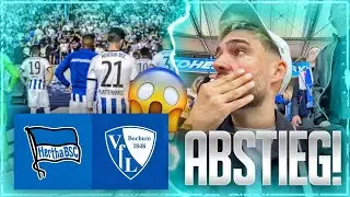 Bitteres Ende! 90+5 Hertha BSC Abstieg in die 2. Liga! | Stadion Vlog 33. Spieltag | Bilal Kamarieh