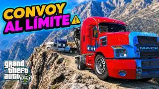 ¡GTA 5 - Mack Anthem & Kenworth w900 & Volvo Vnl! | CONVOY OFF ROAD | Steering wheel gameplay