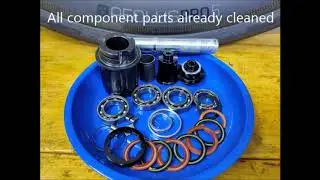 EP.81 Bontrager Aeolus Pro5 rear hub service (1/2) (Disassembly)