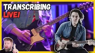 Transcribing LIVE - Chris Buck Purple Rain - Martin Miller Session Band