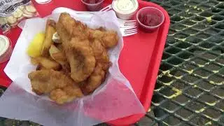 Eating At Barbara's Fish Trap At Half Moon Bay, California Delicious!!! On October 14th 2024.