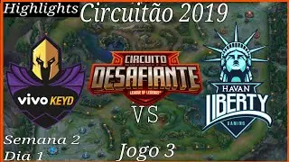 Circuit&atilde;o 2019 Vivo Keyd vs Havan Liberty HIGHLIGHTS do Jogo 3.