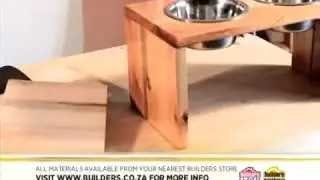 BUILDERS    Dog Bowl Stand DIY (21 May 2014)