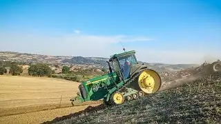 John deere 8400 T + Aratro Siderman
