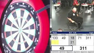 Vinnie D'Hondt vs Jurgen Vercammen Highlights / WPD World Masters Wheelchair Quarter-Final 2025