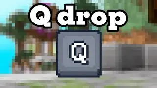 New Q drop button in minecraft bedrock edition