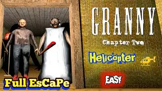LAST MOMENT Helicopter Escape in Granny Chapter Two 😨 | Real Horror Gameplay | Venom Sumit 