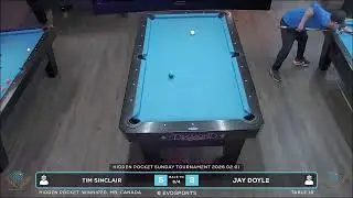 TIM SINCLAIR vs JAY DOYLE - HIDDEN POCKET - TABLE 10 | EvoSports