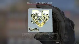 The Quest For A Gold Sticker Continues&hellip; CSGO Paris 2023 sticker opening