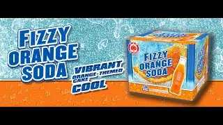 RL5261 Fizzy Orange Soda  Pop the top and cool off with this vibrant orange-themed cake!